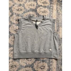 Vuori Sedona Vest Light Heather Grey Size Medium NWOT